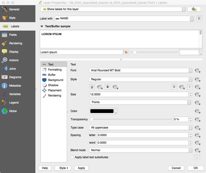 city-label-settings.jpeg Adding City Names As Labels in QGIS