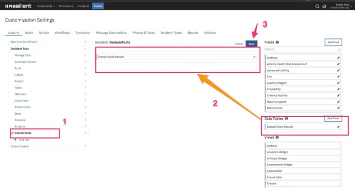 IBM Resilient how to add an artifact