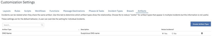 IBM Resilient how to add an artifact