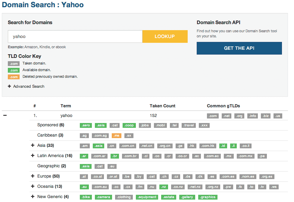 Domain Search - Search Box Domain Search - Search Box
